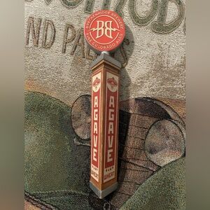 Breckenridge Brewery Agave Wheat Fine Colorado Ale Wooden Beer Tap Handle Skull